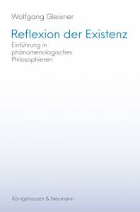 Cover zu Reflexion der Existenz (ISBN 9783826068751)