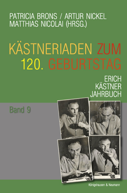 Cover zu Kästneriaden zum 120. Geburtstag (ISBN 9783826068836)