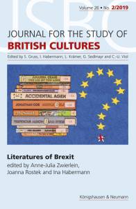 Cover zu Literatures of Brexit (ISBN 9783826069208)