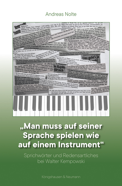 Cover zu „Man muß auf seiner Sprache spielen wie auf einem Instrument“ (ISBN 9783826069345)
