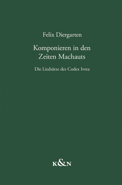 Cover zu Komponieren in den Zeiten Machauts (ISBN 9783826070372)