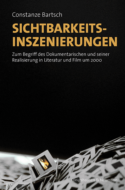 Cover zu Sichtbarkeitsinszenierungen (ISBN 9783826071393)