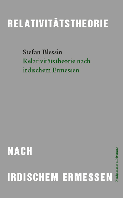 Cover zu Relativitätstheorie nach irdischem Ermessen (ISBN 9783826071454)