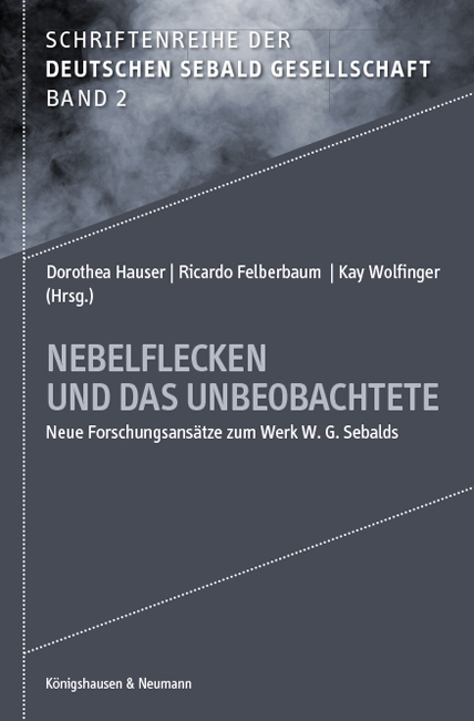 Cover zu Nebelflecken und das Unbeobachtete (ISBN 9783826071676)