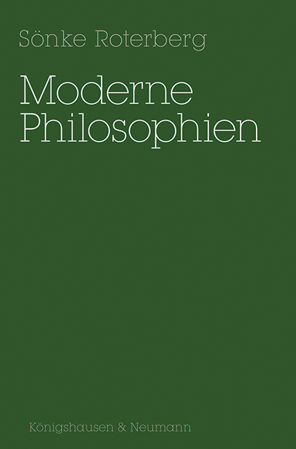 Cover zu Moderne Philosophien (ISBN 9783826071997)