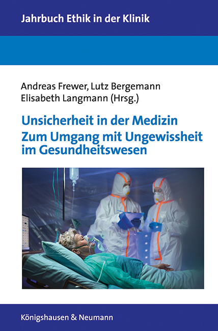 Cover zu Unsicherheit in der Medizin. Zum Umgang mit Ungewissheit im Gesundheitswesen (ISBN 9783826072260)