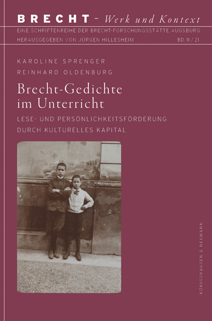 Cover zu Brecht-Gedichte im Unterricht (ISBN 9783826072307)