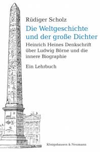 Cover zu Die Weltgeschichte und der große Dichter (ISBN 9783826072376)