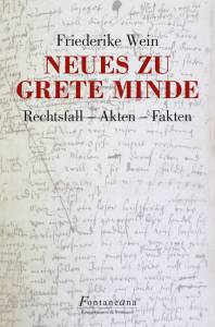 Cover zu Neues zu Grete Minde (ISBN 9783826072727)
