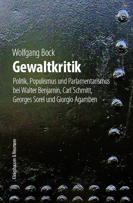 Cover zu Gewaltkritik (ISBN 9783826072918)