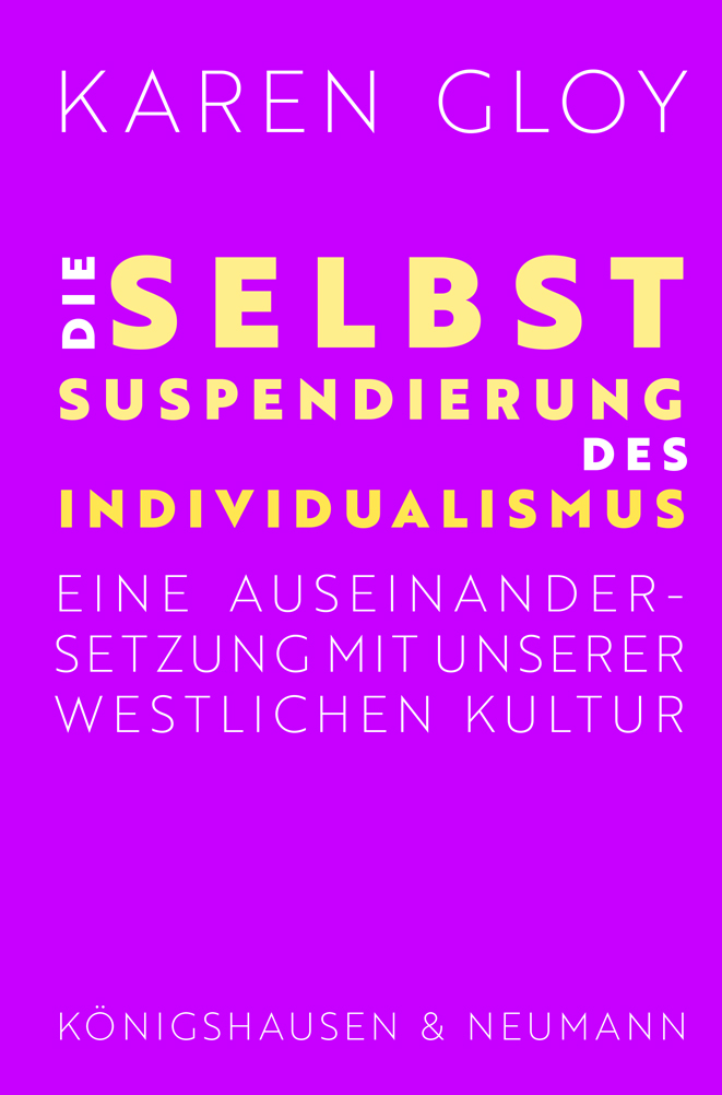 Cover zu Die Selbstsuspendierung des Individualismus (ISBN 9783826073724)