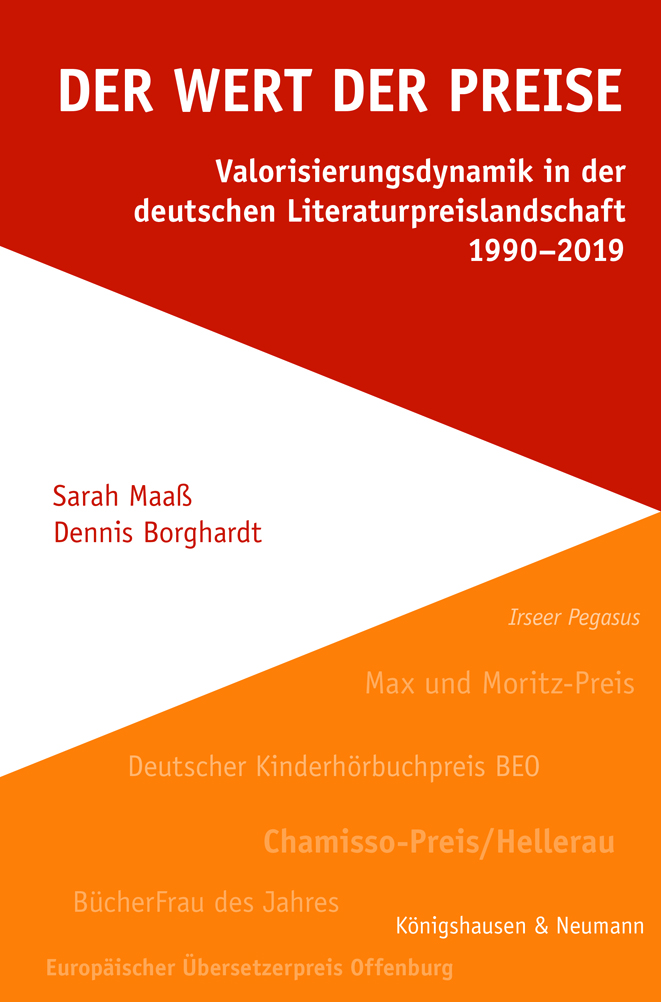 Cover zu Der Wert der Preise (ISBN 9783826074271)