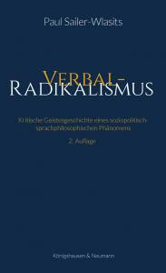 Cover zu Verbalradikalismus (ISBN 9783826074363)
