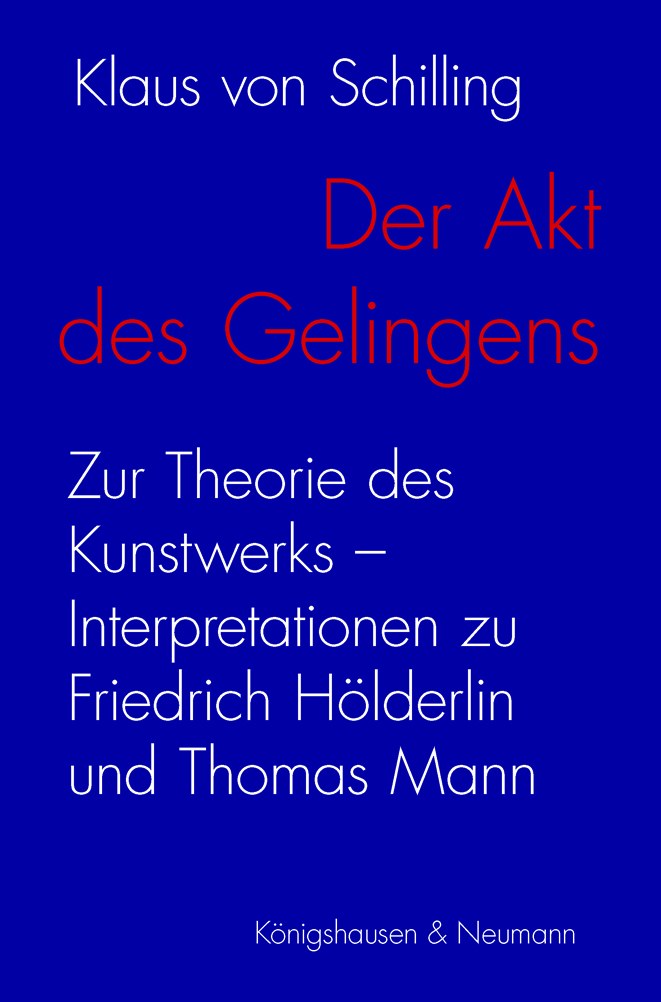 Cover zu Der Akt des Gelingens (ISBN 9783826074608)