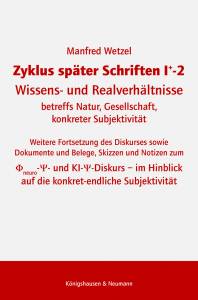 Cover zu Zyklus später Schriften I+-2 (ISBN 9783826074653)