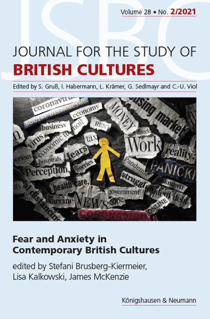 Cover zu Fear and Anxiety in Contemporary British Cultures (ISBN 9783826074769)