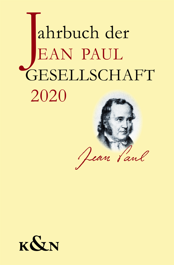Cover zu Jahrbuch der Jean Paul Gesellschaft (ISBN 9783826074783)