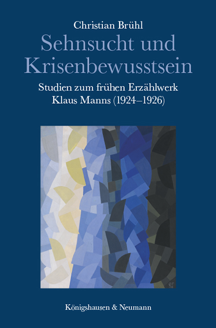 Cover zu Sehnsucht und Krisenbewusstsein (ISBN 9783826074981)
