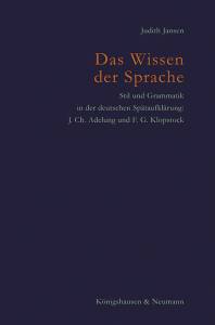Cover zu Das Wissen der Sprache (ISBN 9783826075377)
