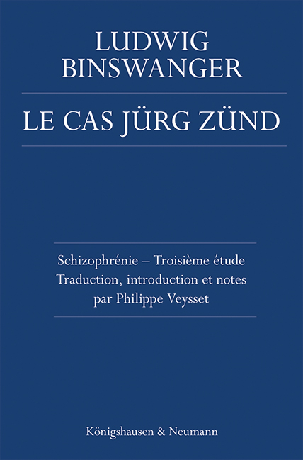 Cover zu Le Cas Jürg Zünd (ISBN 9783826075490)