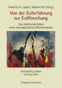 Cover zu Von der Exilerfahrung zur Exilforschung (ISBN 9783826075537)
