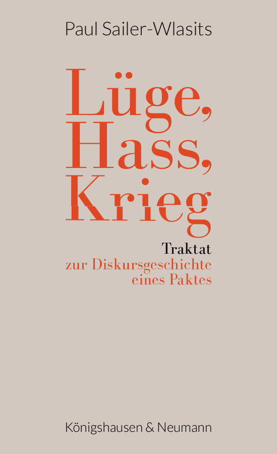 Cover zu Lüge, Hass, Krieg (ISBN 9783826076916)