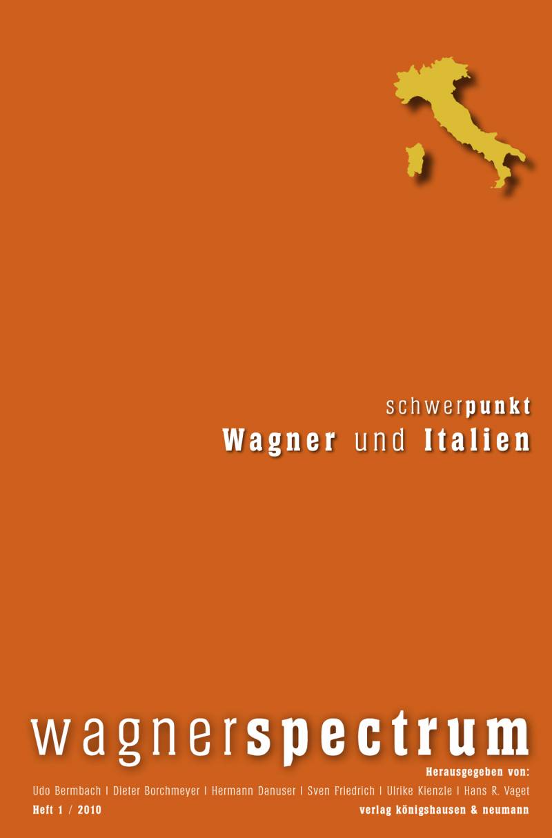 Cover zu Wagner und Italien (ISBN 9783826080036)