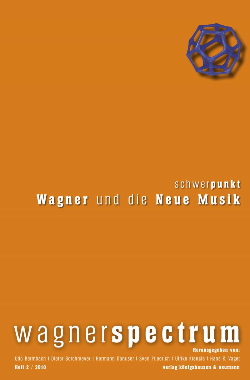 Cover zu Wagner und die Neue Musik (ISBN 9783826080043)