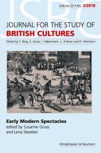 Cover zu Early Modern Spectacles (ISBN 9783826080562)