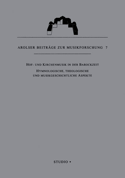 Cover zu Hof- und Kirchenmusik in der Barockzeit (ISBN 9783895640599)