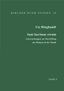 Cover zu Sunt lacrimae rerum (ISBN 9783895640773)