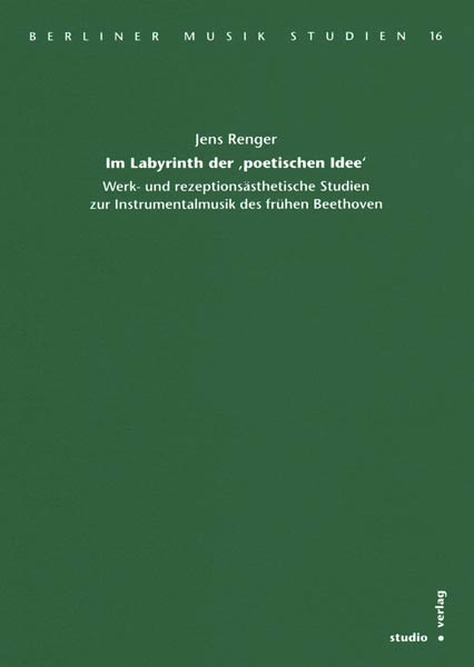 Cover zu Im Labyrinth der "poetischen Idee" (ISBN 9783895641053)